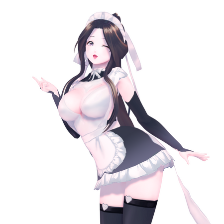 3D Cream 3D model of Cream, made in Vroid, but with a lot of customizing.